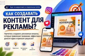 Создание рекламного контента: научитесь создавать привлекательные, креативные и эффективные визуалы для рекламы в социальных сетях.